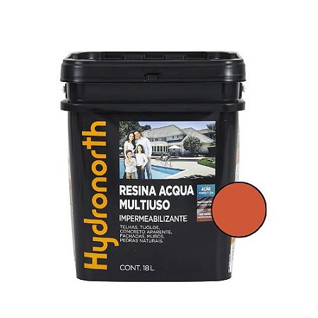 Resina Multiuso Acqua Cor Cerâmica Onix  18L - Hydronorth