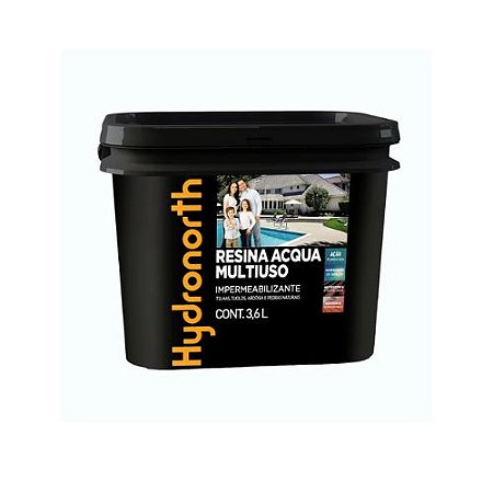 Resina Fosca Multiuso  Acqua incolor 3,6L - Hydronorth