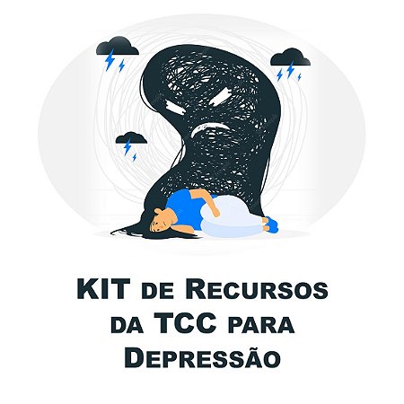 Promoção do Mês da Psicologia   Ψ   KIT de Recursos da TCC para  Depressão