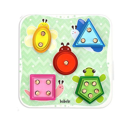 Torre de Encaixe Cores e Formas