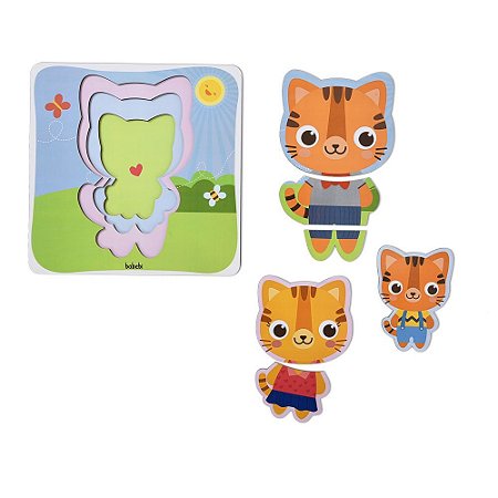 Quebra-cabeça Família Tigre