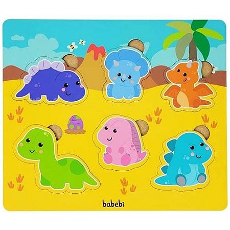 Quebra-cabeça de Encaixe dinossauro