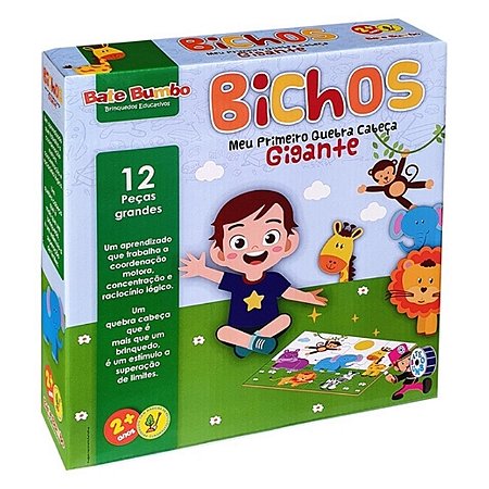 Meu Primeiro Quebra-cabeça Gigante Bichos