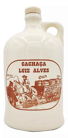 Cachaça Porcelana Ouro Luiz Alves Spezia 700ml