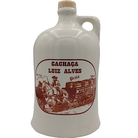 Cachaça Porcelana Prata Luiz Alves Spezia 700ml