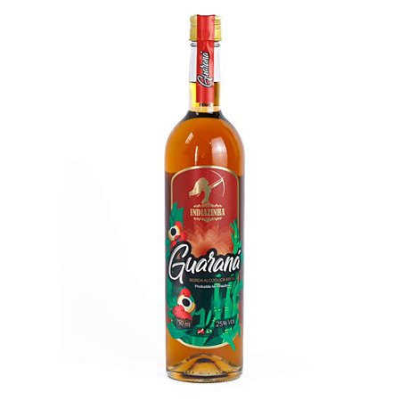 Cachaça Indiazinha Guaraná 750ml