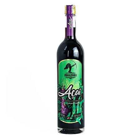 Cachaça Indiazinha Açai 750ml