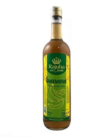 Cachaça de Sabor Banana Rainha da Cana 700ml