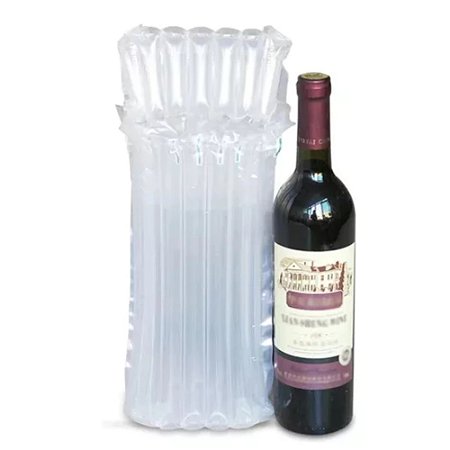 50un Protetor Inflável Wine Bag Para Transporte de Garrafas