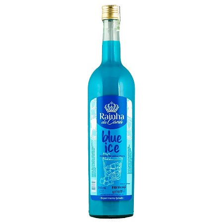 Cachaça de Sabor Blue Ice Rainha da Cana 700ml