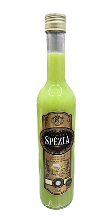 Licor Cremoso Pistache com Chocolate Branco Spezia 500ml