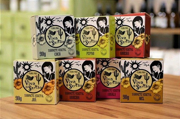 Sabonete Viva o Sertão  Flora Pura - 90 g