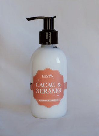 Hidratante Corporal Cacau e Gerânio  170 ml (Val. 08/25)