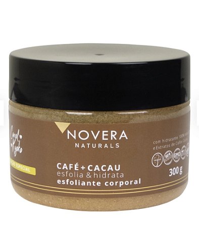 Esfoliante Corporal Cacau  + Café ( Novera Naturals)300g