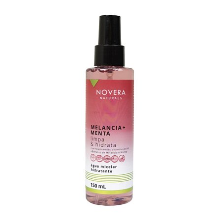 Água Micelar Hidratante Melancia + Menta 150mL - Novera Naturals