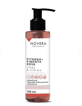 Sabonete Líquido Hidratante Novera Naturals Pitanga e Pimenta Rosa 150mL