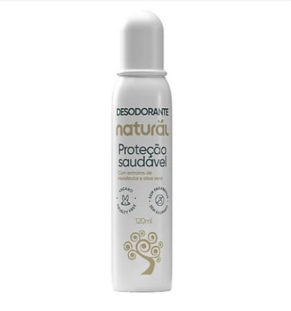 Desodorante Natural com Extratos de Melaleuca e Aloe Vera -  120mL
