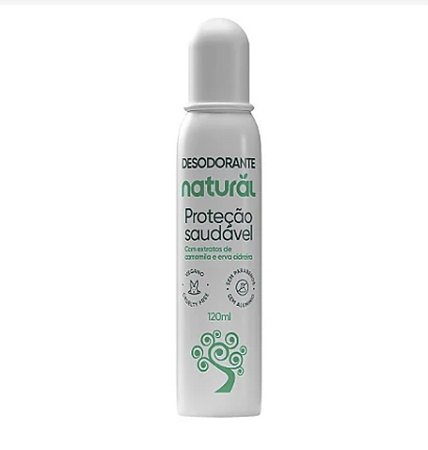 Desodorante Natural com Extratos de Camomila e Erva Cidreira - 120mL
