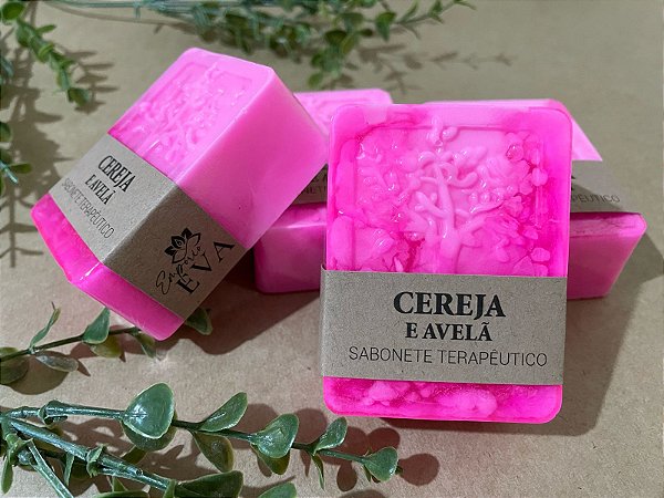 Sabonete Artesanal Cereja e Avelã