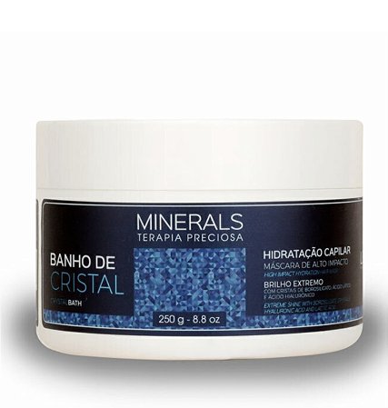 Máscara  de Hidratação  Banho de Cristal  - 250g Minerals