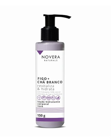 Loção Hidratante Novera Naturals  Figo + Chá Branco  150g