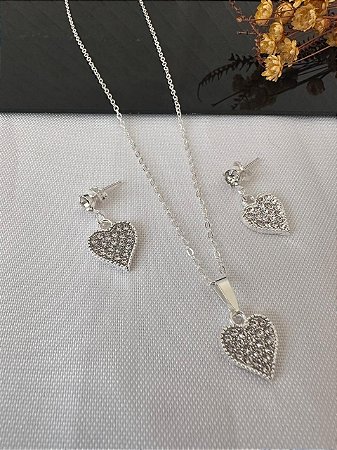 Conjunto Ana  AZevedo colar + brinco