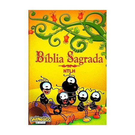Bíblia Sagrada - Turma do Smilinguido, Capa Dura Ilustrada Tamanho Pequeno , NTLH