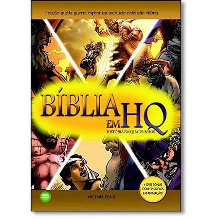 Bíblia História em Quadrinhos - HQ, totalmente ilustrado, Capa Dura Tamanho Grande