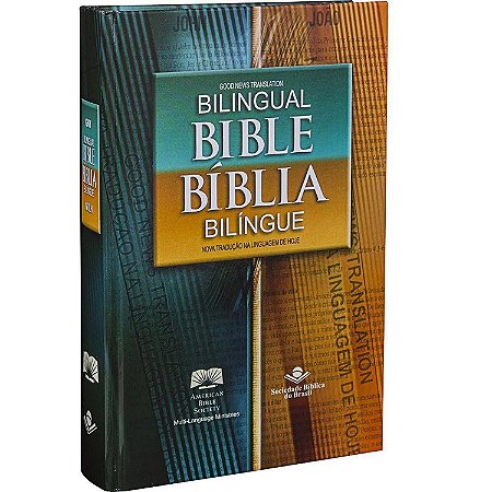 Bíblia Bilingue, capa dura, NTLH e Good News Translation - GNT