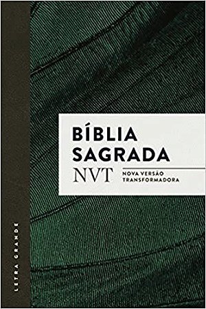 Bíblia Sagrada Nova Versão Transformadora, Capa Brochura Verde Tamanho Médio, NVT