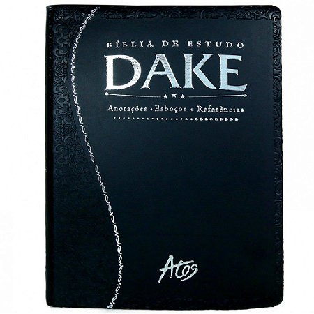 Bíblia de Estudo Dake, capa couro sintético, Almeida RC