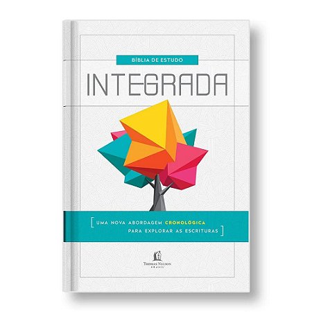 Bíblia de Estudo Integrada, Capa Dura Branca Ilustrada Tamanho Grande, NVI