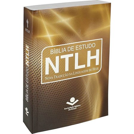 Bíblia de Estudo NTLH, Capa Brochura Marrom Tamanho Médio, NTLH060E