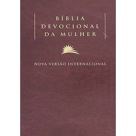 Bíblia Devocional da Mulher, Capa Luxo Vinho, Tamanho Médio, Letra Média, NV - Ed. Vida