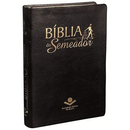 Bíblia do Semeador, Capa Couro Sintético Preto Tamanho Médio, NTLH