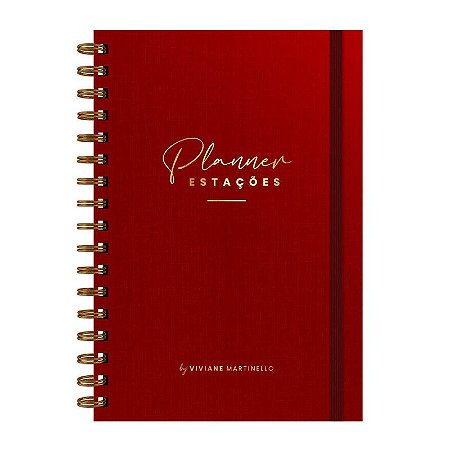 Planner Estações Vermelho - Viviane Martinello