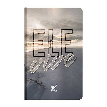 Bíblia Ele Vive, capa semi-luxo ilustrada tamanho grande, NVI