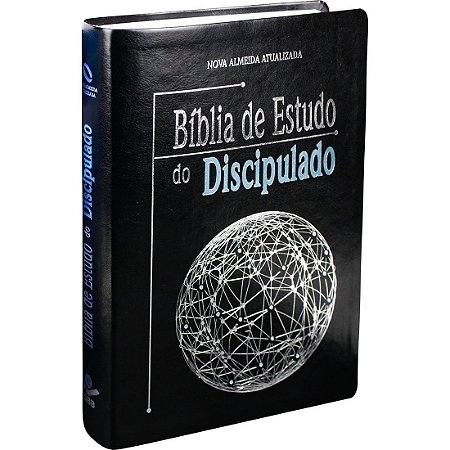 Bíblia de Estudo do Discipulado SBB, Capa Luxo Preta Tamanho Grande, Nova AA - NA085BD