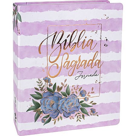 Bíblia Sagrada Jornada SBB, Capa Luxo Aquarela Tamanho Grande, Nova AA - NA085JR