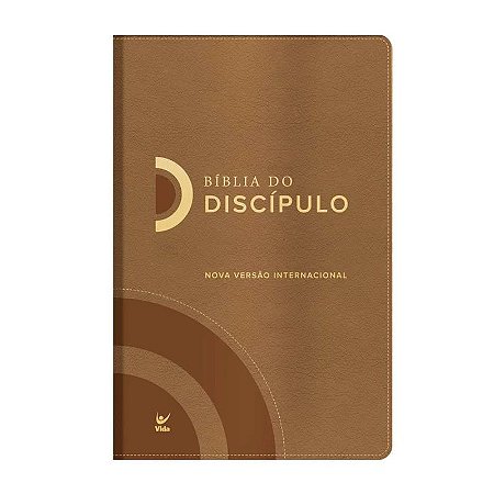 Bíblia do Discípulo, Capa Luxo Marrom Tamanho Grande, NVI