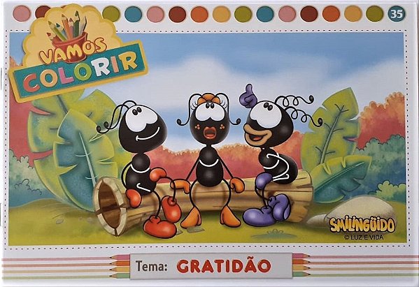 Livro para Colorir Smilingüido (Vamos Colorir) - Gratidão - 35