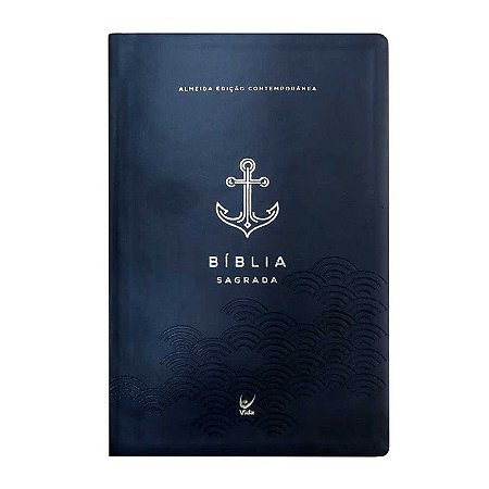 Bíblia Sagrada, Letra Gigante, Capa Preta Âncora, AEC - Ed. Vida