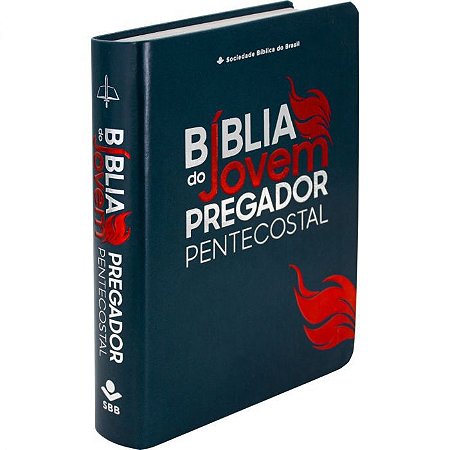 Bíblia do Jovem Pregador Pentecostal SBB, Capa Luxo Azul Nobre Tamanho Médio,  Almeida RC - ARC065BJPP