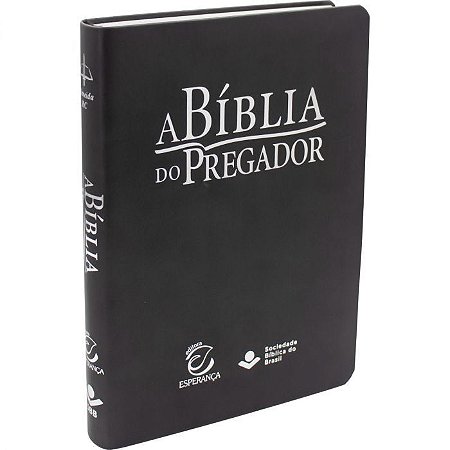 A Bíblia do Pregador SBB, Tamanho Grande, Capa Luxo Cinza, Letra Normal, Almeida ARC085BPRLV