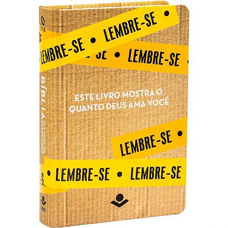 Bíblia o Livro da Esperança SBB, Capa Dura Tamanho Médio, NAA - NA06BLE