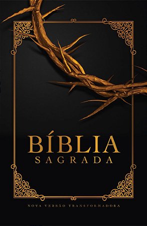 Bíblia Sagrada, Tamanho Médio Capa Dura Coroa de Espinhos  (Sem Índice) - NVT