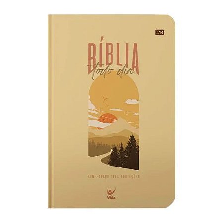 Bíblia Todo Dia,  A Mensagem, Tamanho Médio, Capa Dura Paisagem - Ed Vida