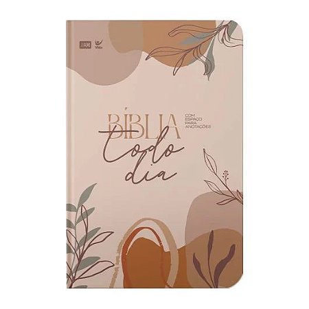 Bíblia Todo Dia,  A Mensagem, Tamanho Médio, Capa Dura Floral - Ed Vida