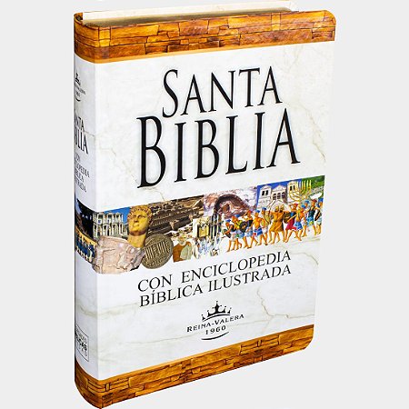 Santa Bíblia con Enciclopedia Ilustrada / Espanhol, SBB, Capa Semiflexível, Tamanho Médio - Reina Valera