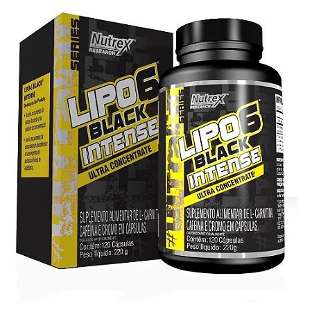 Lipo 6 Black Intense Ultra 120 Cápsulas
